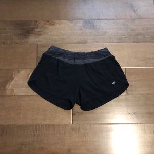 Black athletic shorts